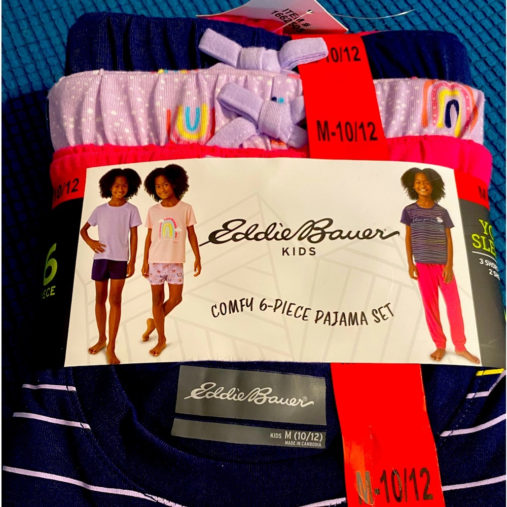 Eddie Bauer 6 piece pajama set
